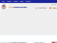 Tablet Screenshot of laxmipharma.com